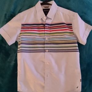 Boys Nautica Short-Sleeve Button-Up Shirt